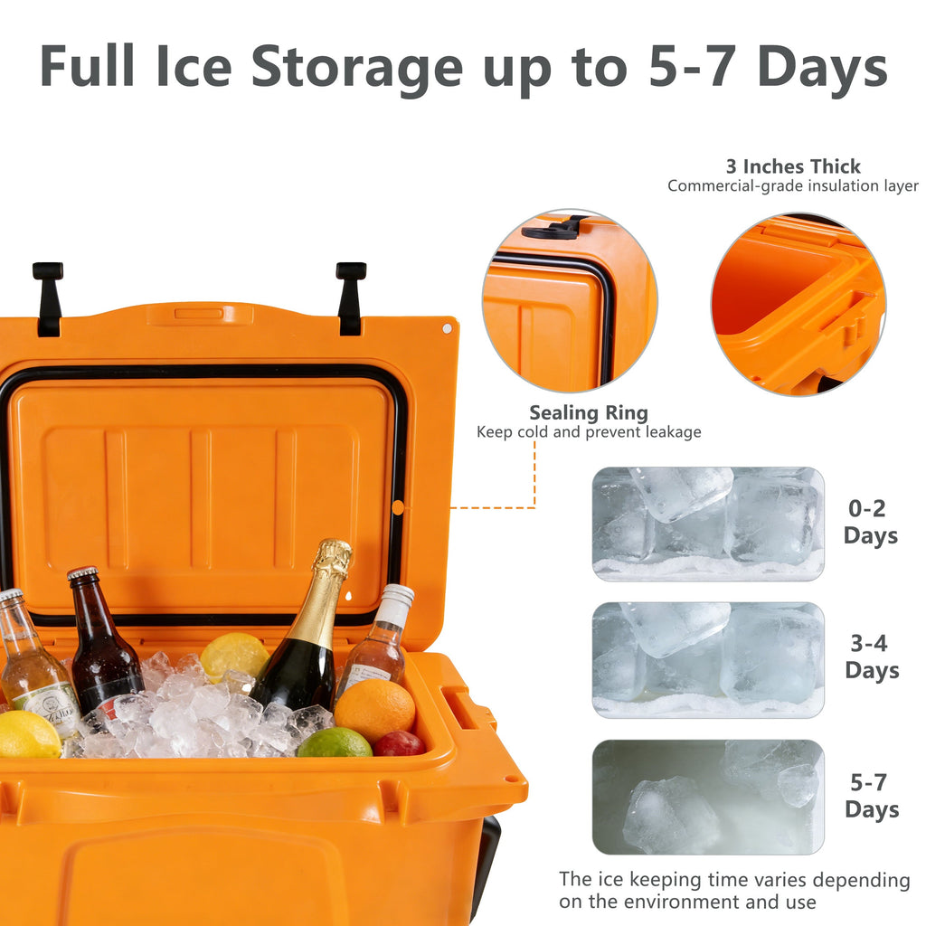 25QT Portable Cooler with Extended Ice Retention