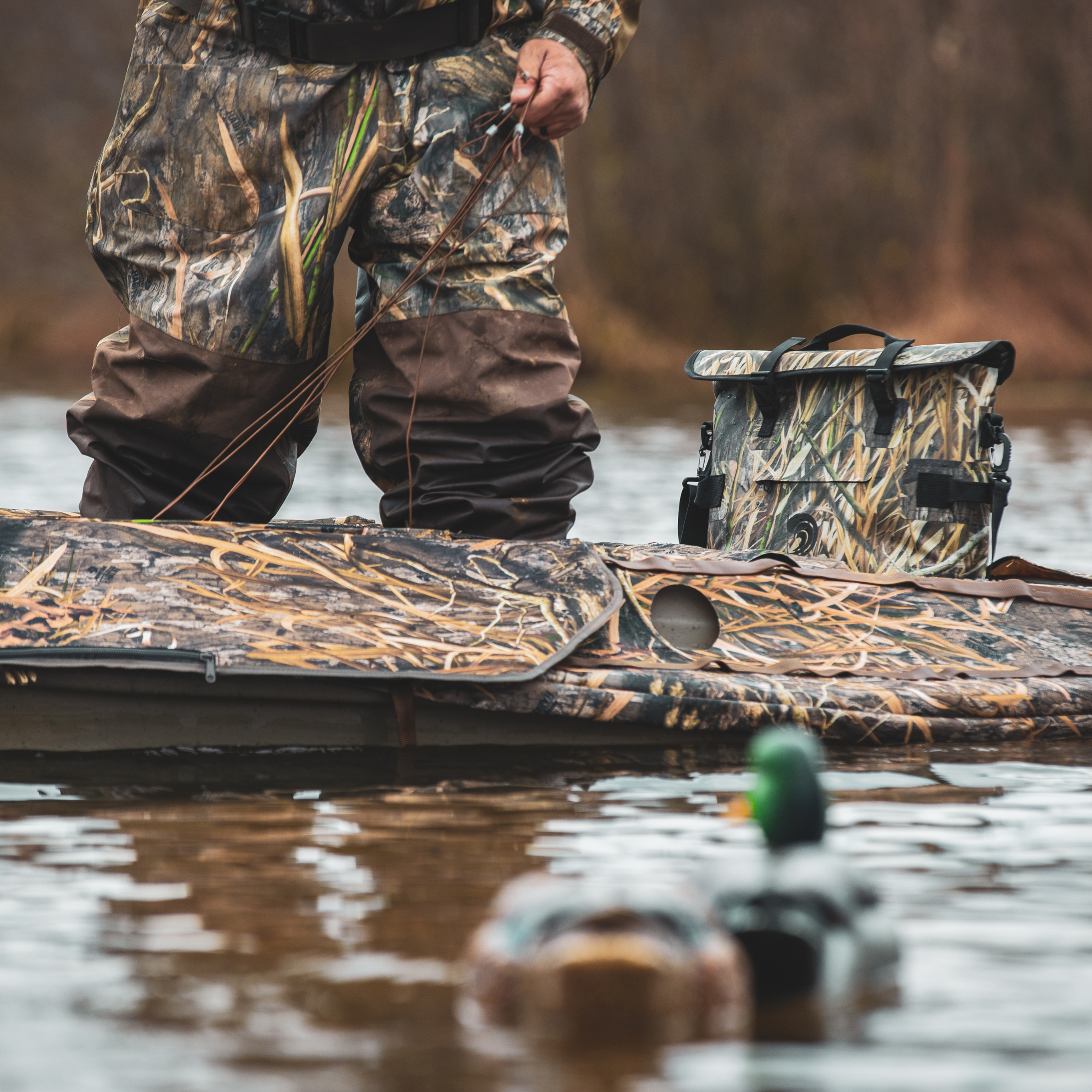 Waterproof Floating Cooler Bag - Shadow Grass Habitat Camo