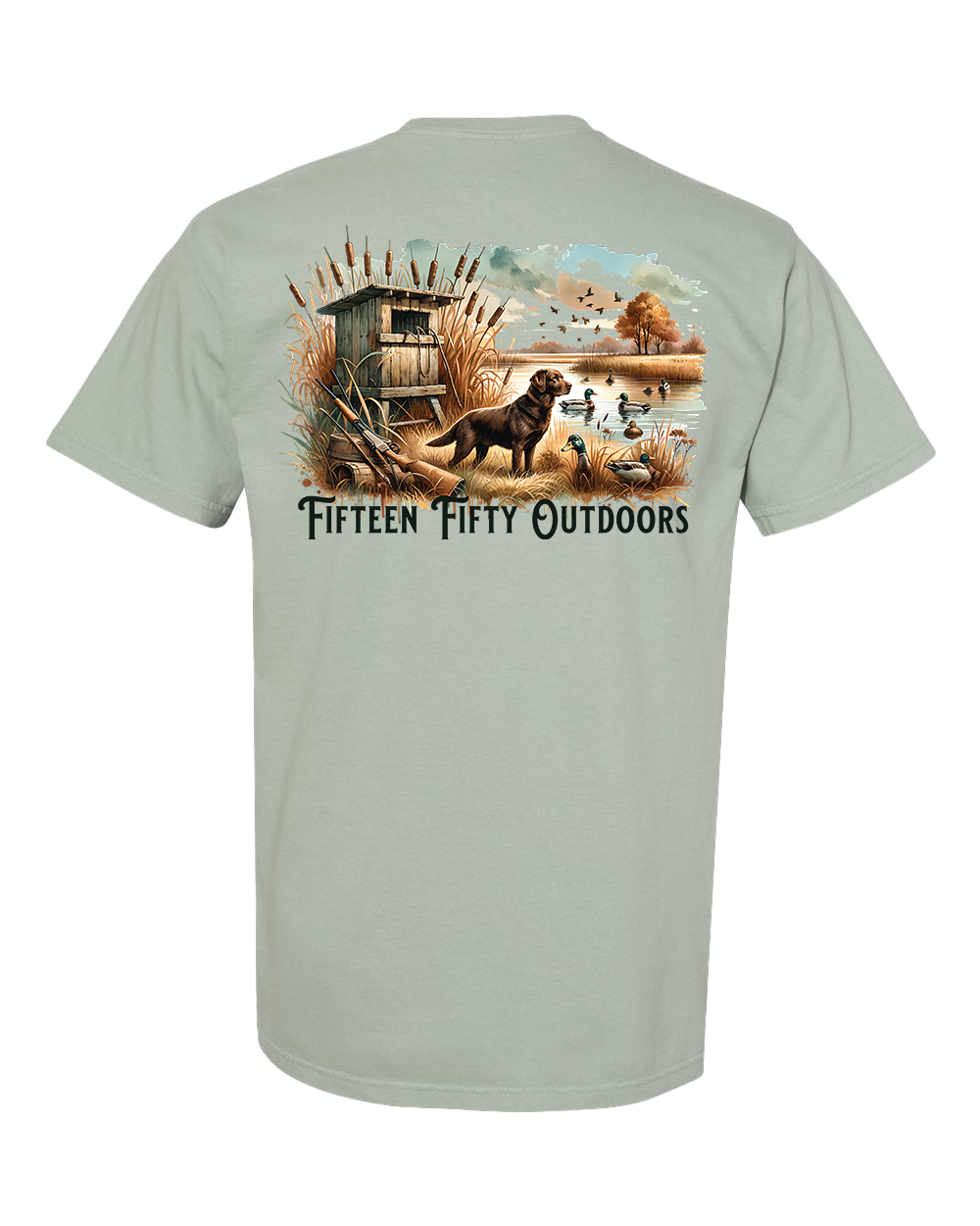 Chocolate Lab Duck Tee