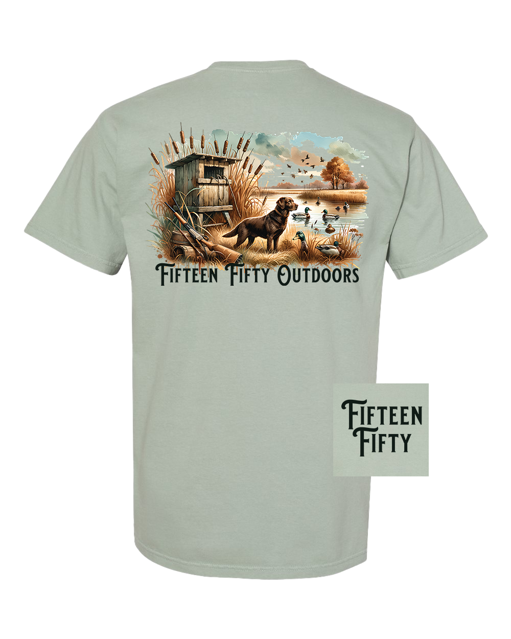 Chocolate Lab Duck Tee