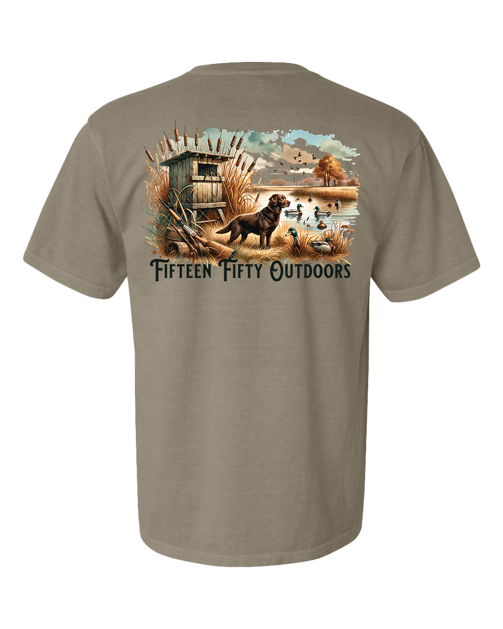 Chocolate Lab Duck Tee