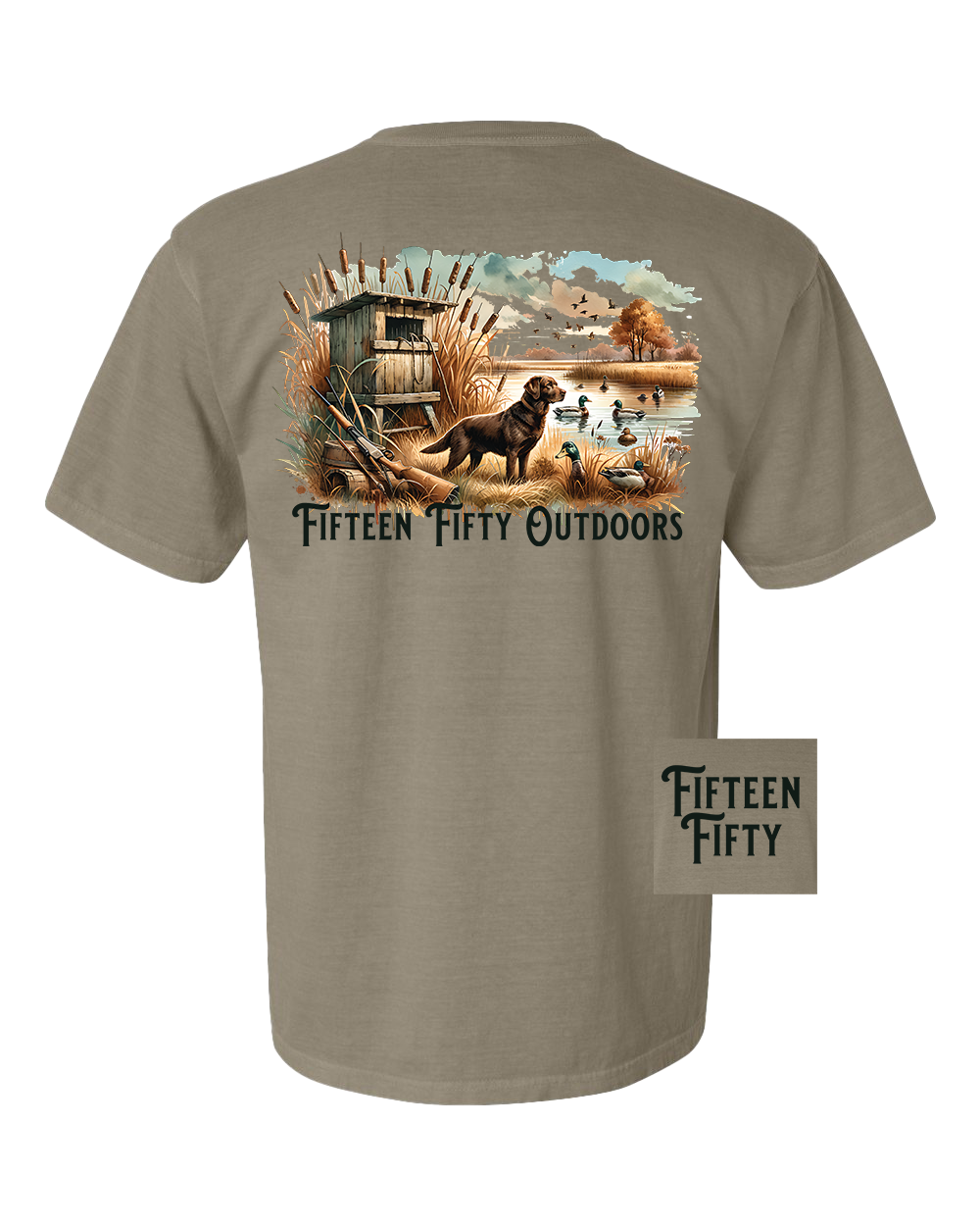 Chocolate Lab Duck Tee