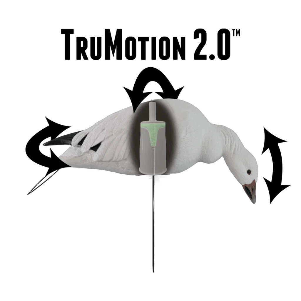 Rugged Series Full Body Snow Goose Touchdown Decoys 12-Pack